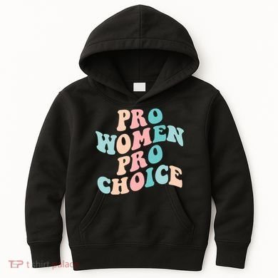 Pro Choice Equal Rights Feminist Retro Kids Hoodie