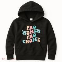 Pro Choice Equal Rights Feminist Retro Kids Hoodie thumb 0