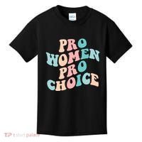 Pro Choice Equal Rights Feminist Retro Kids T-Shirt thumb 0