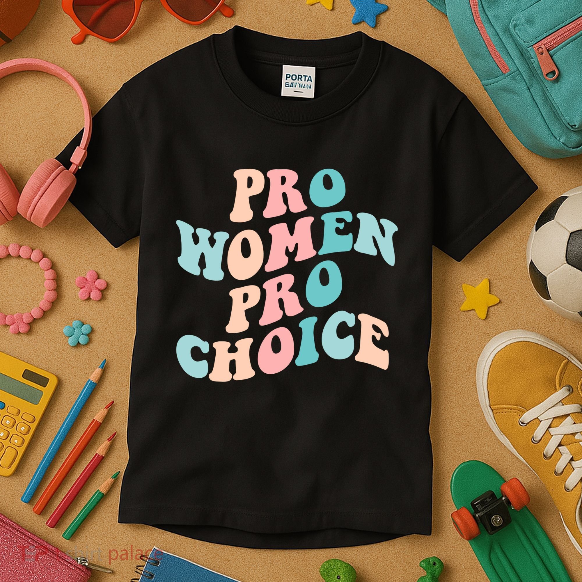Pro Choice Equal Rights Feminist Retro Kids T-Shirt