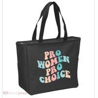Pro Choice Equal Rights Feminist Retro Tote Bag thumb 2