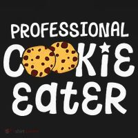 Professional Cookie Eater Chocolate Chip Baking Gift Polo thumb 3
