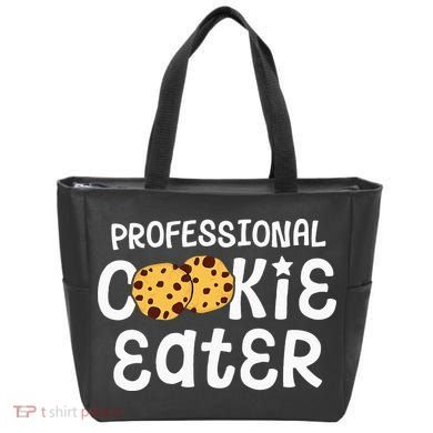Professional Cookie Eater Chocolate Chip Baking Gift Tote Bag