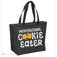 Professional Cookie Eater Chocolate Chip Baking Gift Tote Bag thumb 2