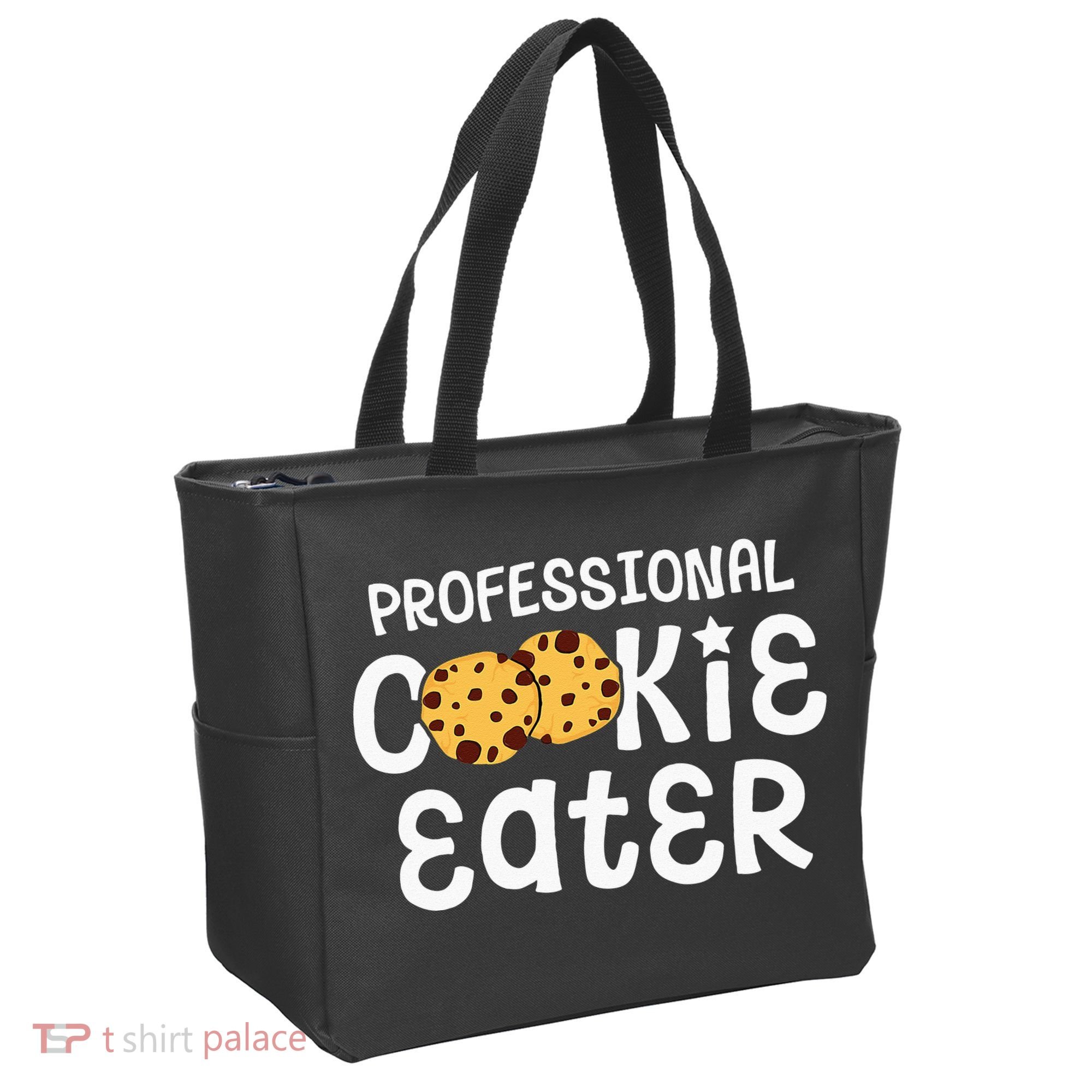 Professional Cookie Eater Chocolate Chip Baking Gift Tote Bag