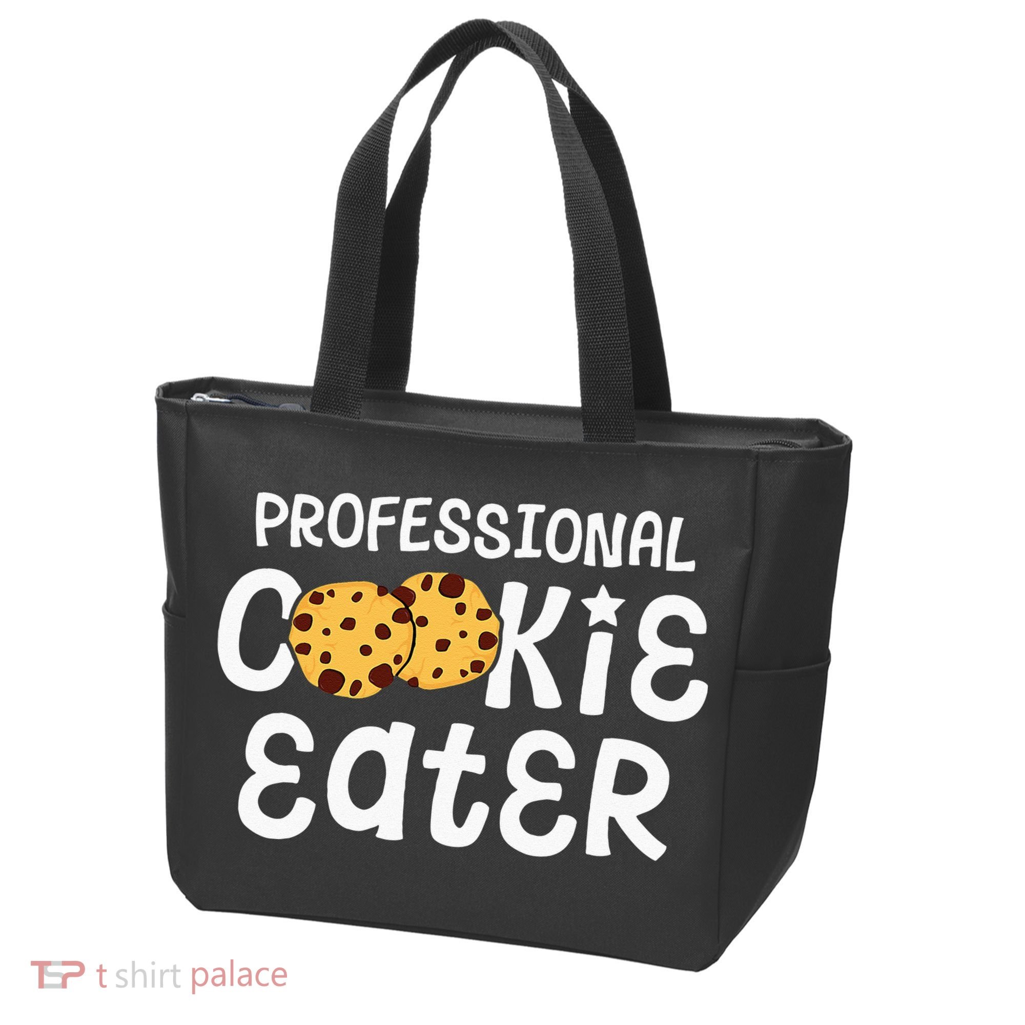 Professional Cookie Eater Chocolate Chip Baking Gift Tote Bag