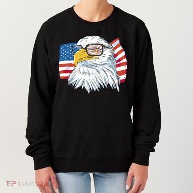 Patriot Cool Eagle USA Flag Women's Sweatshirt