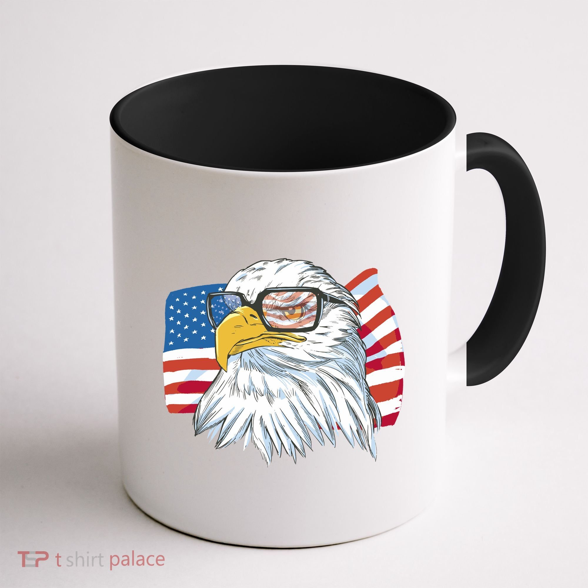 Patriot Cool Eagle USA Flag Coffee Mug