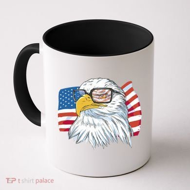 Patriot Cool Eagle USA Flag Coffee Mug