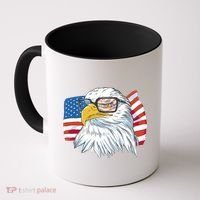 Patriot Cool Eagle USA Flag Coffee Mug thumb 0