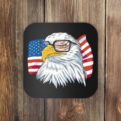 Patriot Cool Eagle USA Flag Coaster