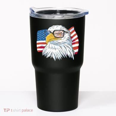 Patriot Cool Eagle USA Flag Tumbler