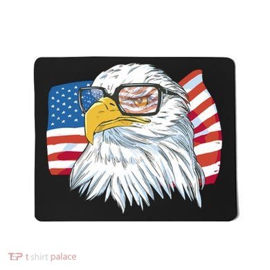 Patriot Cool Eagle USA Flag Mousepad