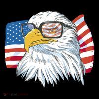 Patriot Cool Eagle USA Flag Mousepad thumb 1