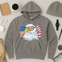 Patriot Cool Eagle USA Flag Hoodie thumb 3