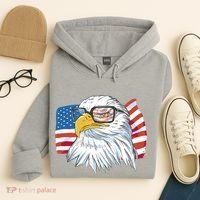 Patriot Cool Eagle USA Flag Hoodie thumb 4