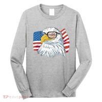 Patriot Cool Eagle USA Flag Long Sleeve Shirt thumb 0