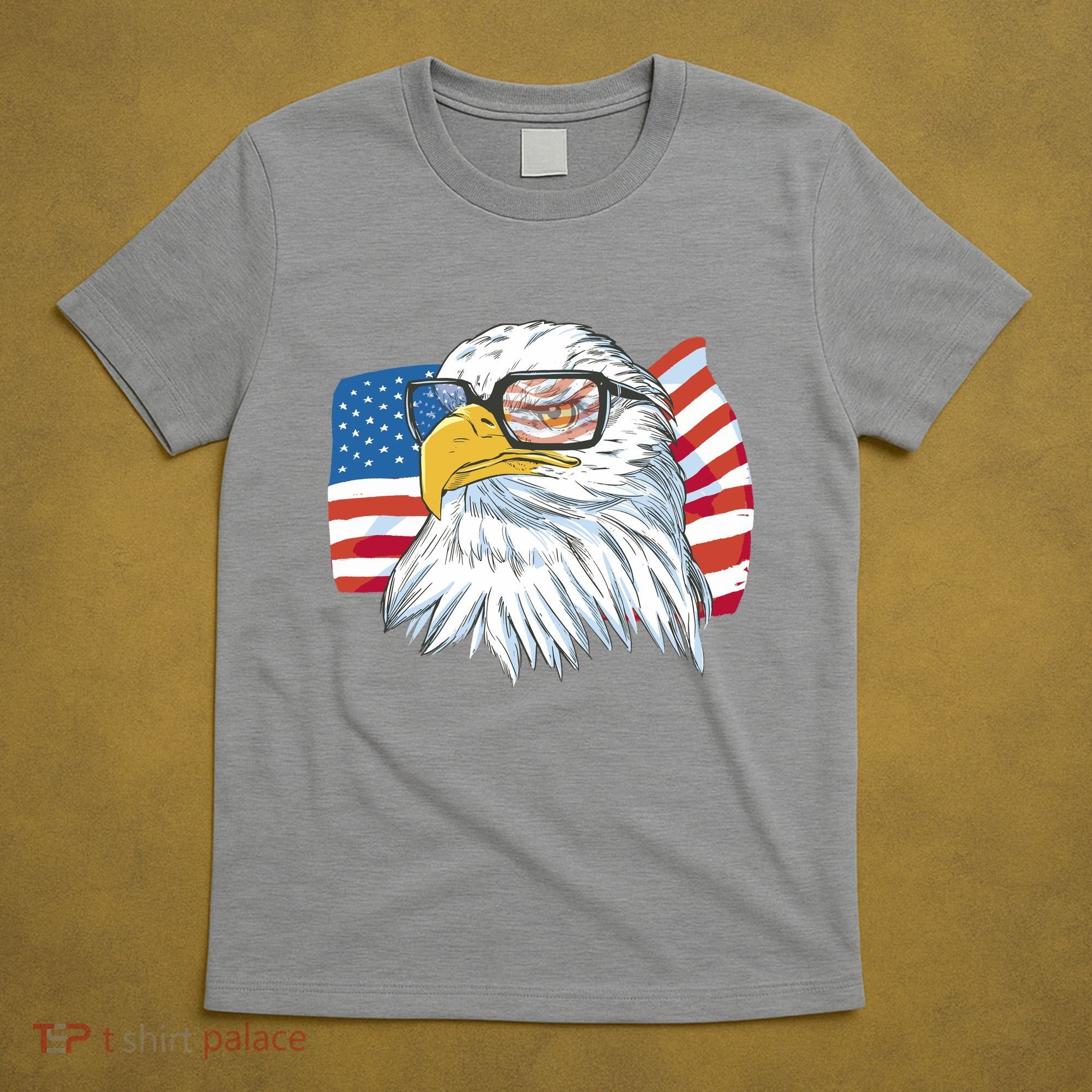 Patriot Cool Eagle USA Flag T-Shirt