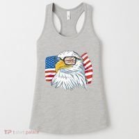 Patriot Cool Eagle USA Flag Women's Tank Top thumb 0