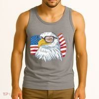 Patriot Cool Eagle USA Flag Tank Top thumb 3