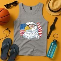 Patriot Cool Eagle USA Flag Tank Top thumb 4