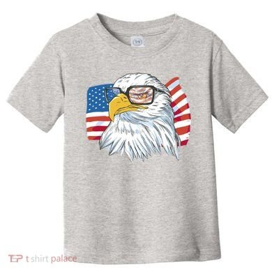 Patriot Cool Eagle USA Flag Toddler T-Shirt