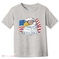 Patriot Cool Eagle USA Flag Toddler T-Shirt thumb 0