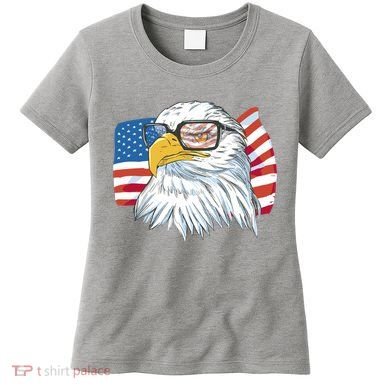 Patriot Cool Eagle USA Flag Women's T-Shirt