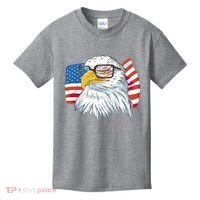 Patriot Cool Eagle USA Flag Kids T-Shirt thumb 0
