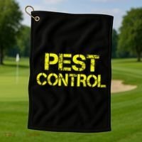 Pest Control Exterminator Halloween Costume Golf Towel thumb 1
