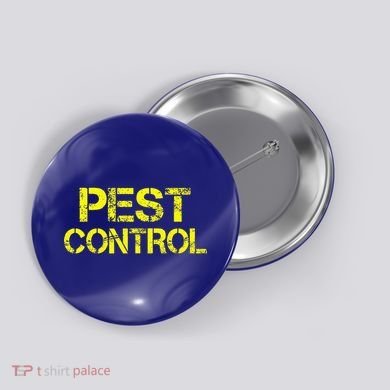 Pest Control Exterminator Halloween Costume Button