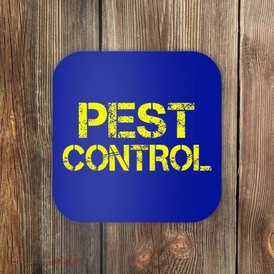 Pest Control Exterminator Halloween Costume Coaster