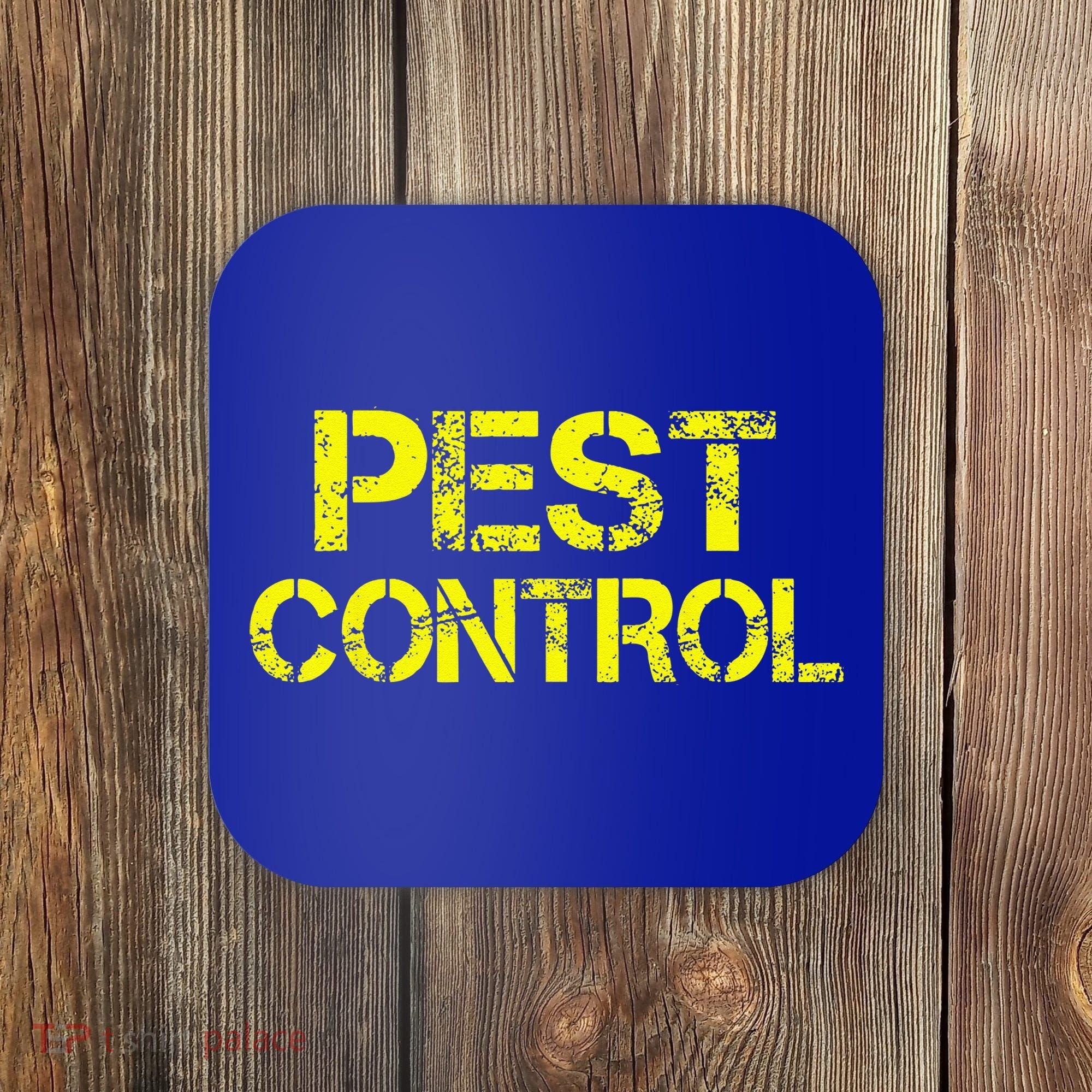 Pest Control Exterminator Halloween Costume Coaster