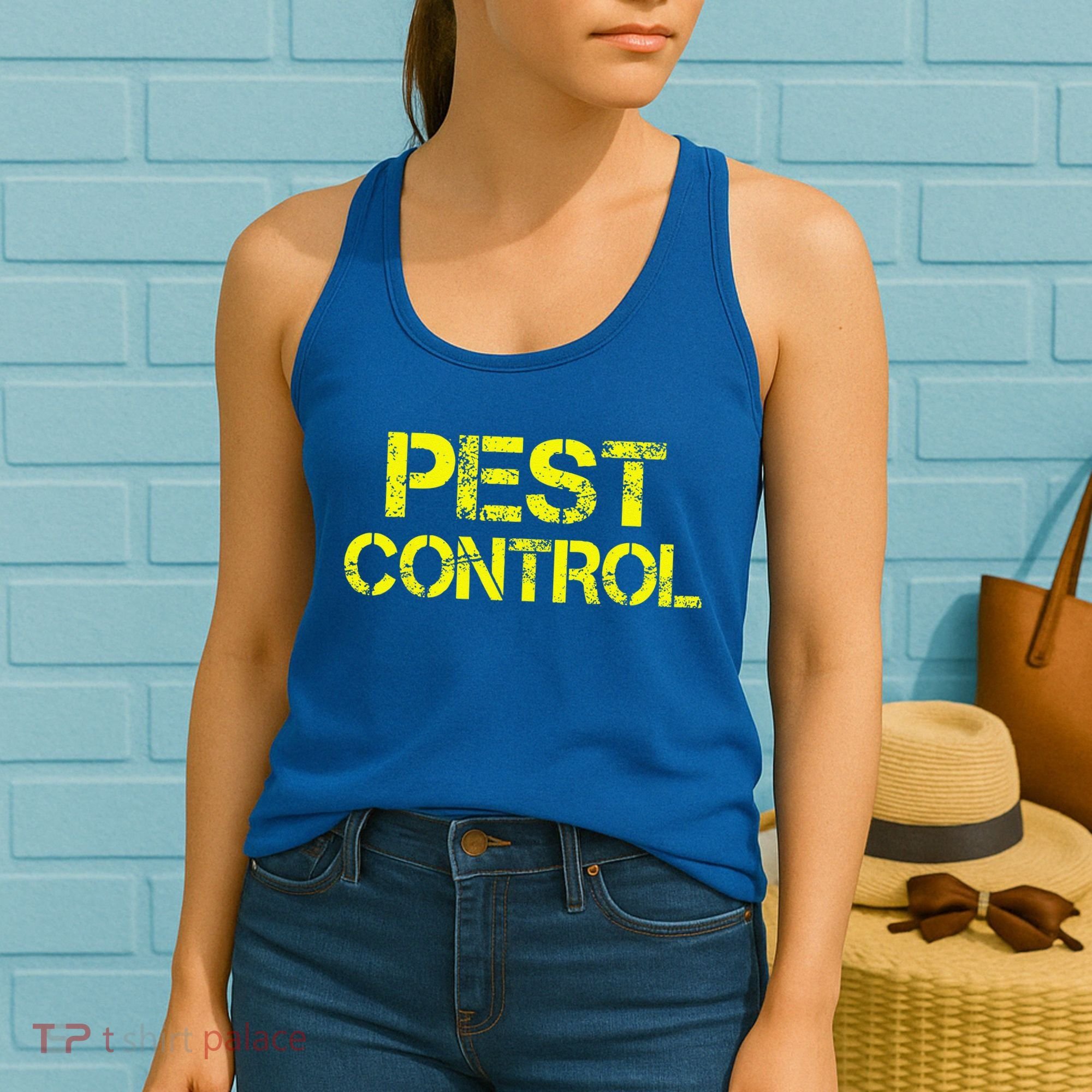 Pest Control Exterminator Halloween Costume Women's Tank Top