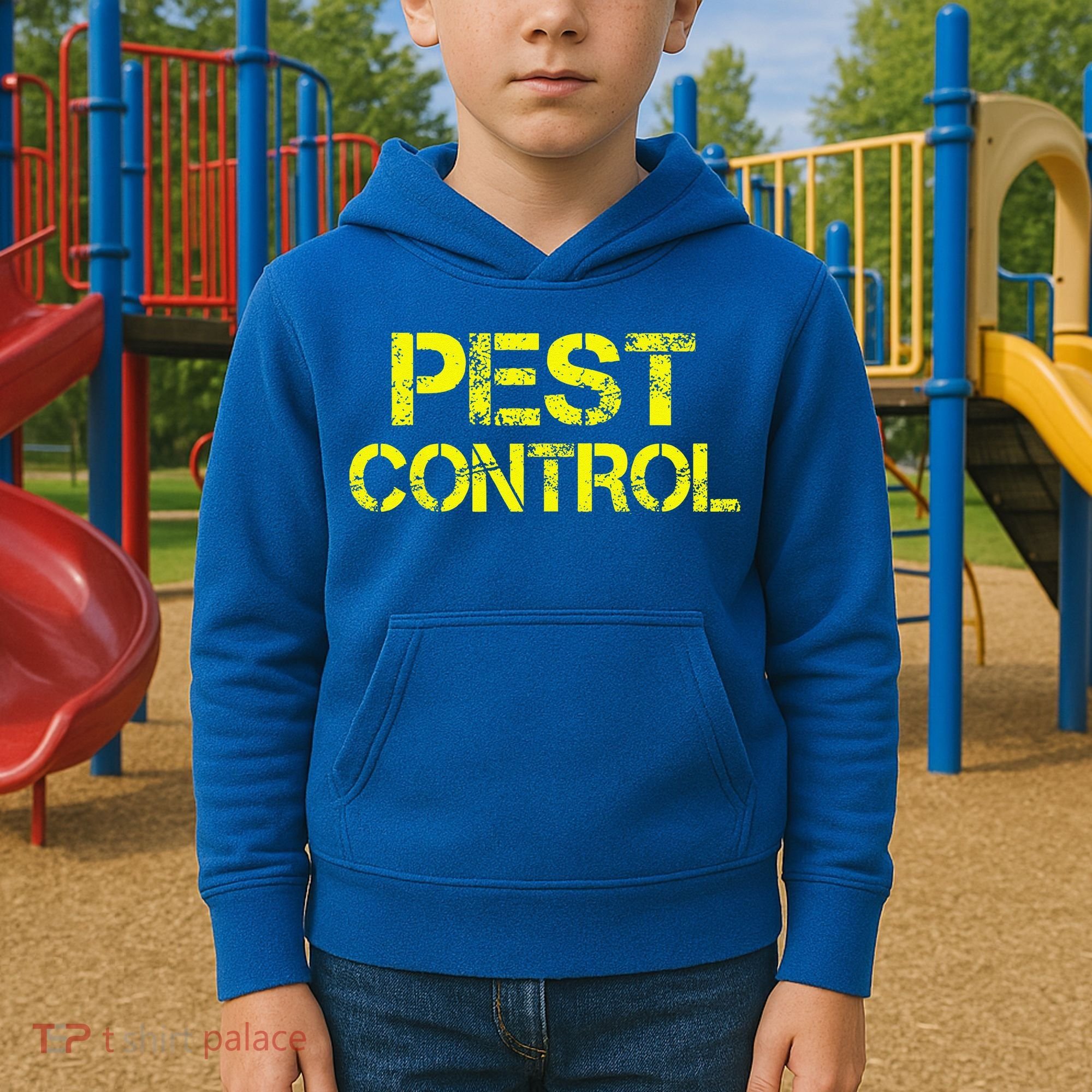 Pest Control Exterminator Halloween Costume Kids Hoodie