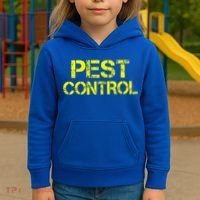 Pest Control Exterminator Halloween Costume Kids Hoodie thumb 3