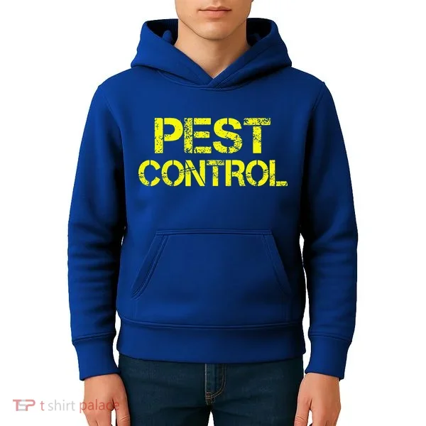 Pest Control Exterminator Halloween Costume Kids Hoodie