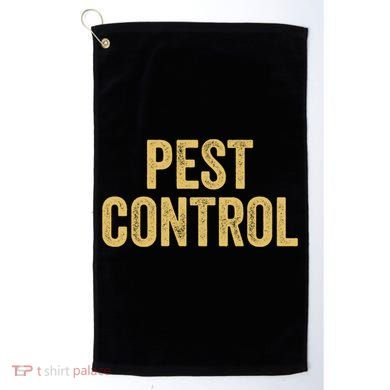 Pest Control Exterminator Halloween Costume Cool Gift Golf Towel