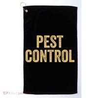 Pest Control Exterminator Halloween Costume Cool Gift Golf Towel thumb 0