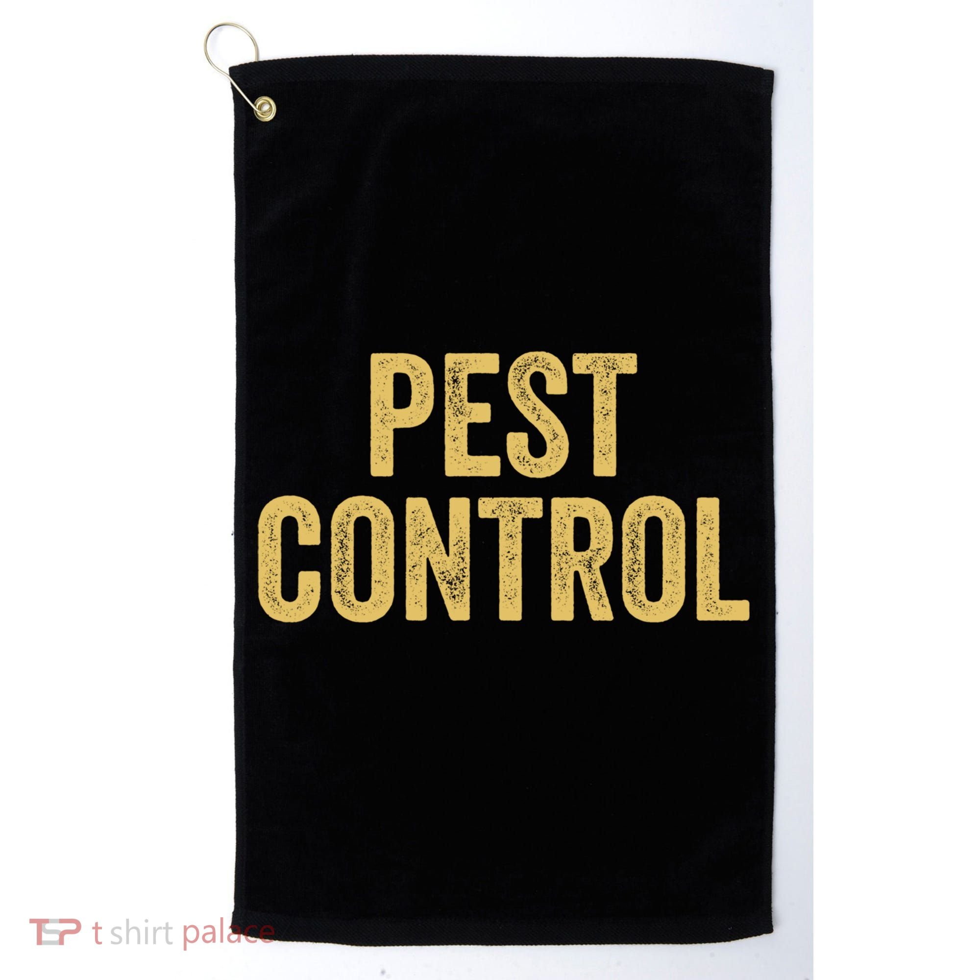 Pest Control Exterminator Halloween Costume Cool Gift Golf Towel