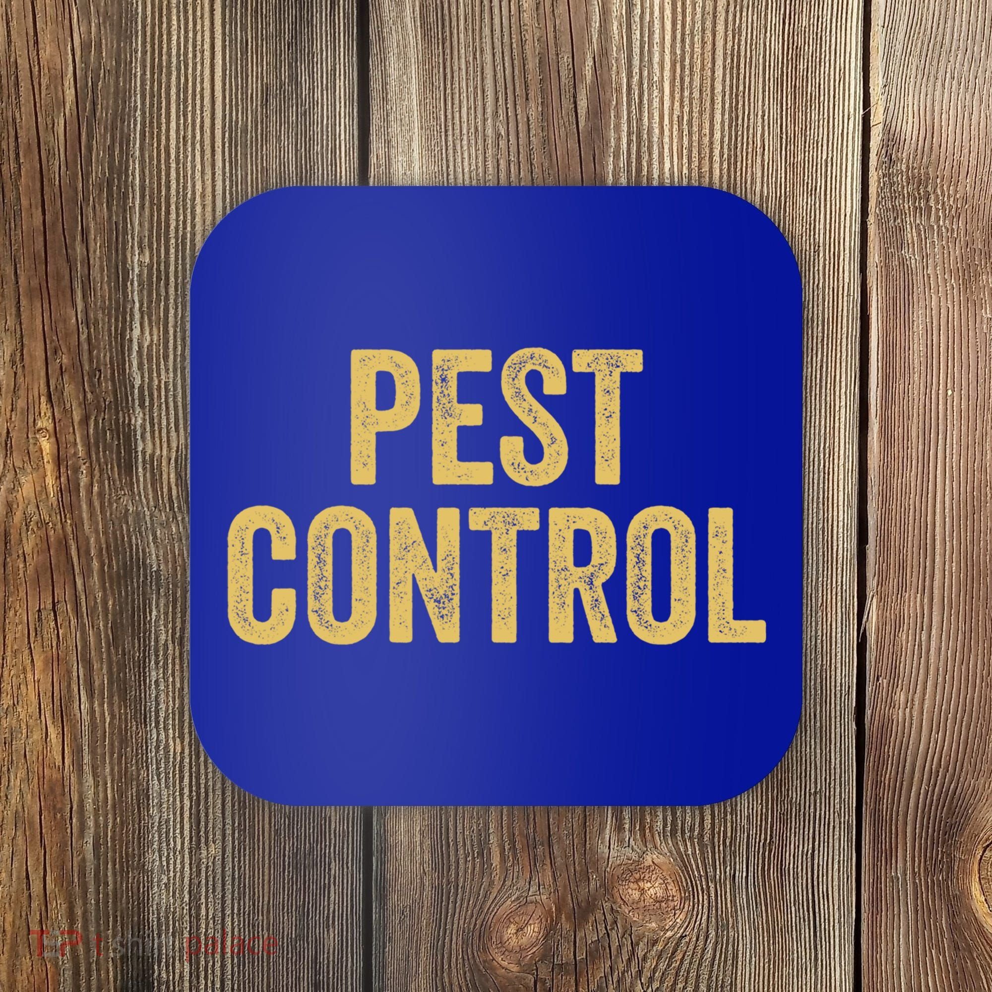 Pest Control Exterminator Halloween Costume Cool Gift Coaster