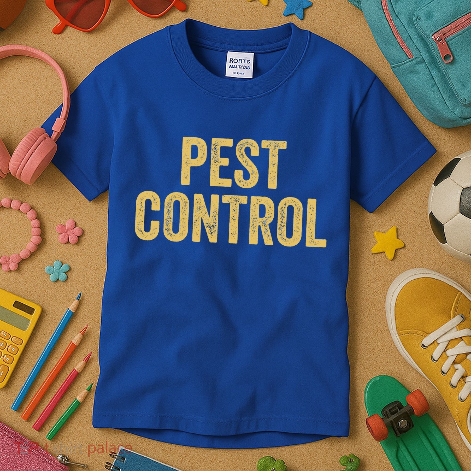 Pest Control Exterminator Halloween Costume Cool Gift Kids T-Shirt