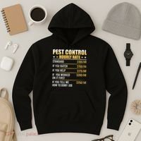 Pest Control Exterminator Pest Controller Hourly Rate Hoodie thumb 3