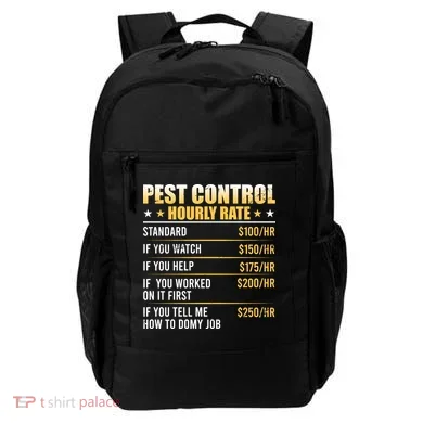 Pest Control Exterminator Pest Controller Hourly Rate Backpack