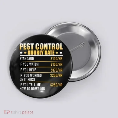 Pest Control Exterminator Pest Controller Hourly Rate Button