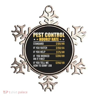 Pest Control Exterminator Pest Controller Hourly Rate Ornament