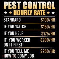 Pest Control Exterminator Pest Controller Hourly Rate Women's Tank Top thumb 5