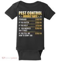 Pest Control Exterminator Pest Controller Hourly Rate Baby Bodysuit thumb 0