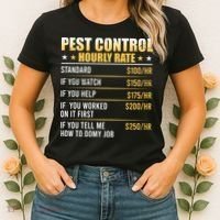 Pest Control Exterminator Pest Controller Hourly Rate Women's T-Shirt thumb 2