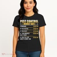 Pest Control Exterminator Pest Controller Hourly Rate Women's T-Shirt thumb 4